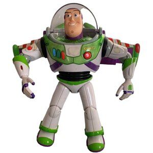 Disney Pixar Toy Story Buzz Lightyear Action Figure 12” Thinkway Toys Talking